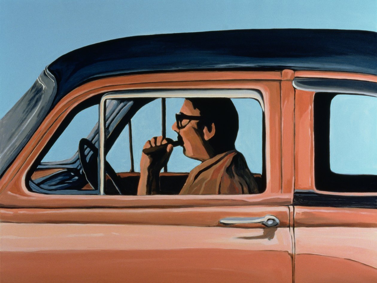 Cuban Portrait #1, 1996 (akryl på duk) av Marjorie Weiss