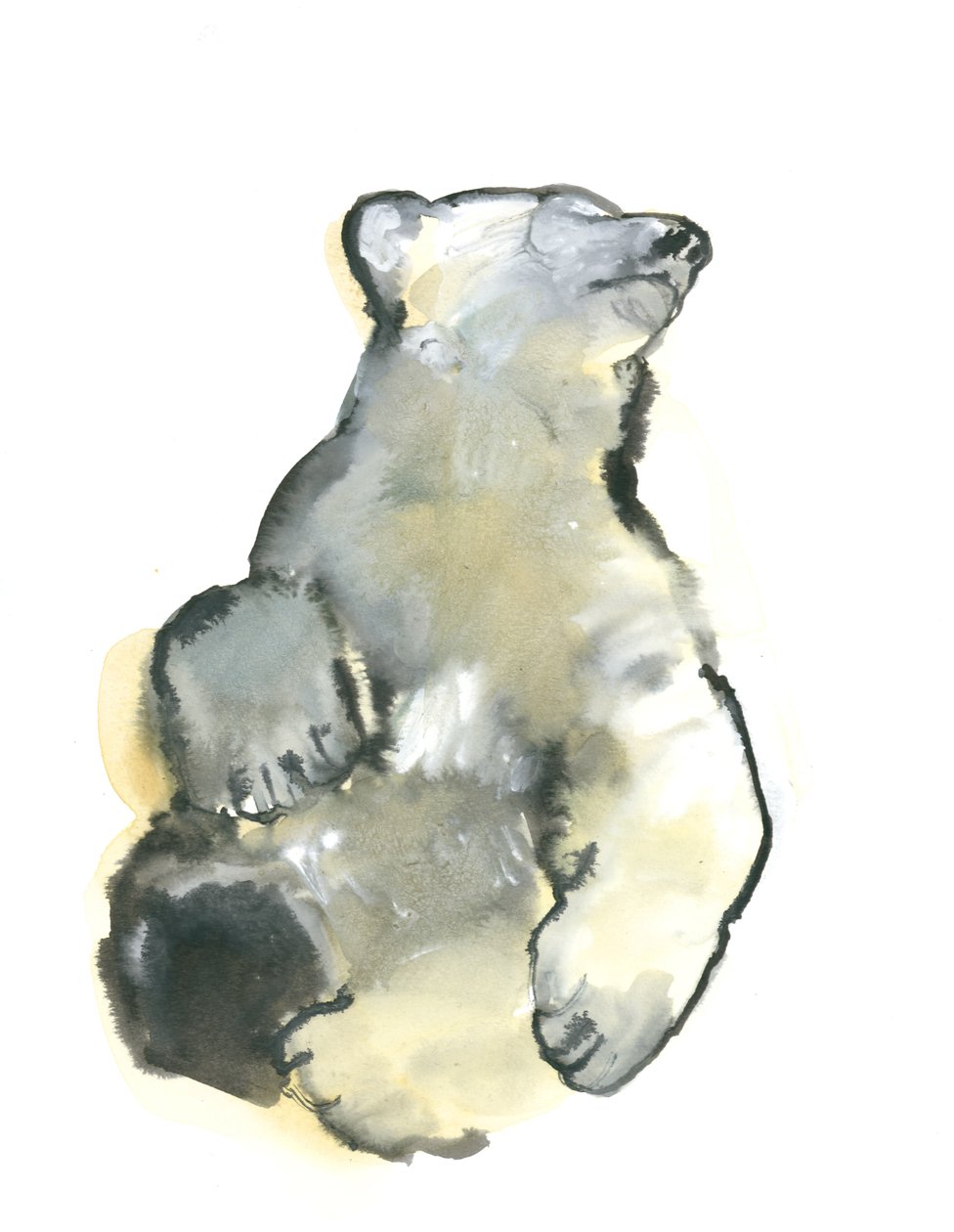 Bliss, 2015, (akvarell på papper) av Mark Adlington