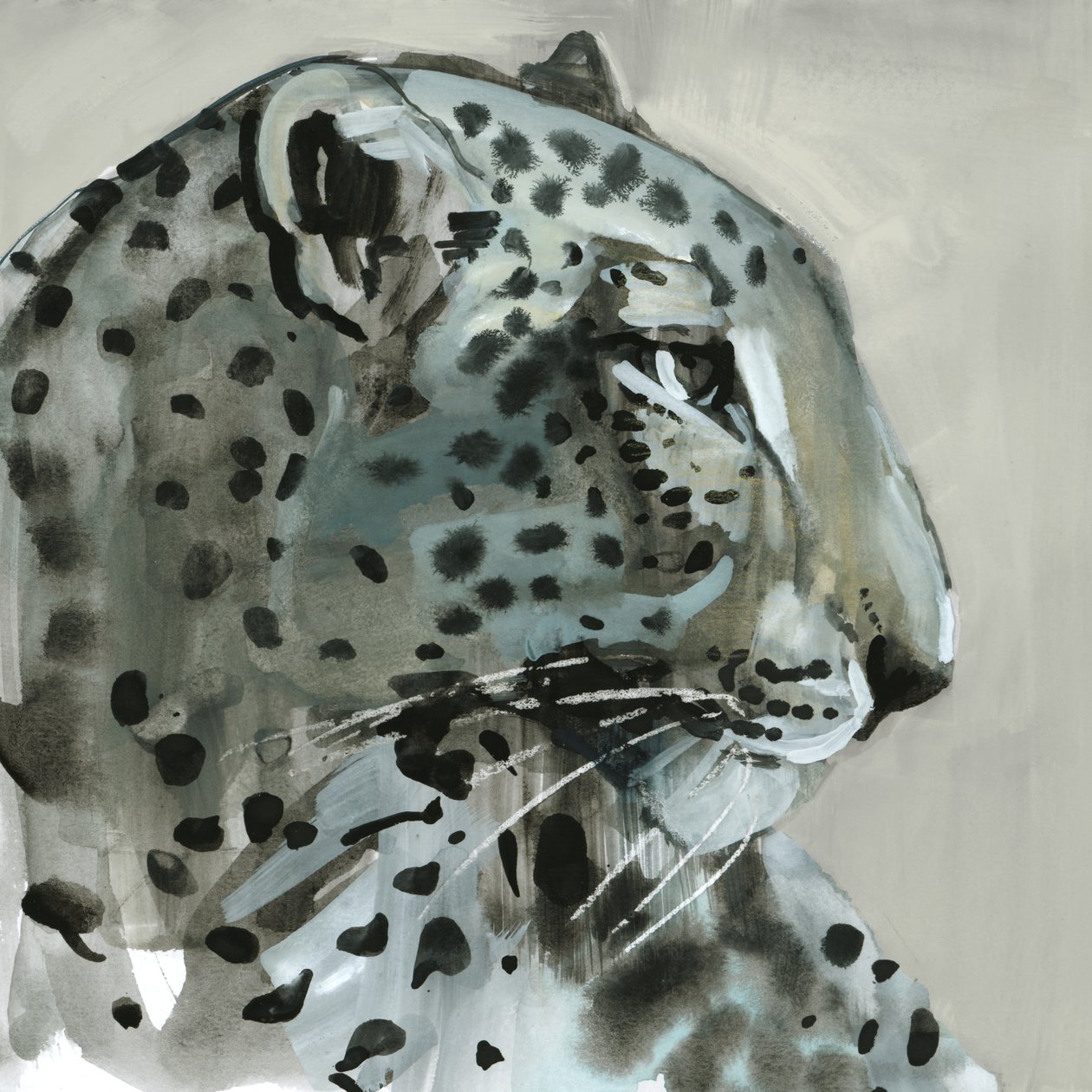 Shadow, 2015, (akvarell på papper) av Mark Adlington