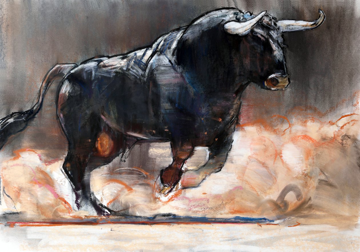 Bravo bull, 2022 av Mark Adlington
