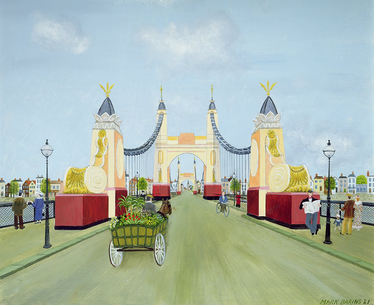 Hammersmith Bridge av Mark Baring