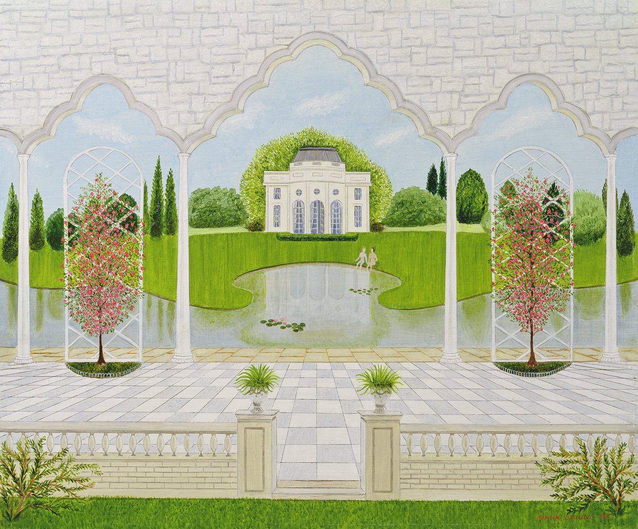 Le Chateau Rose av Mark Baring