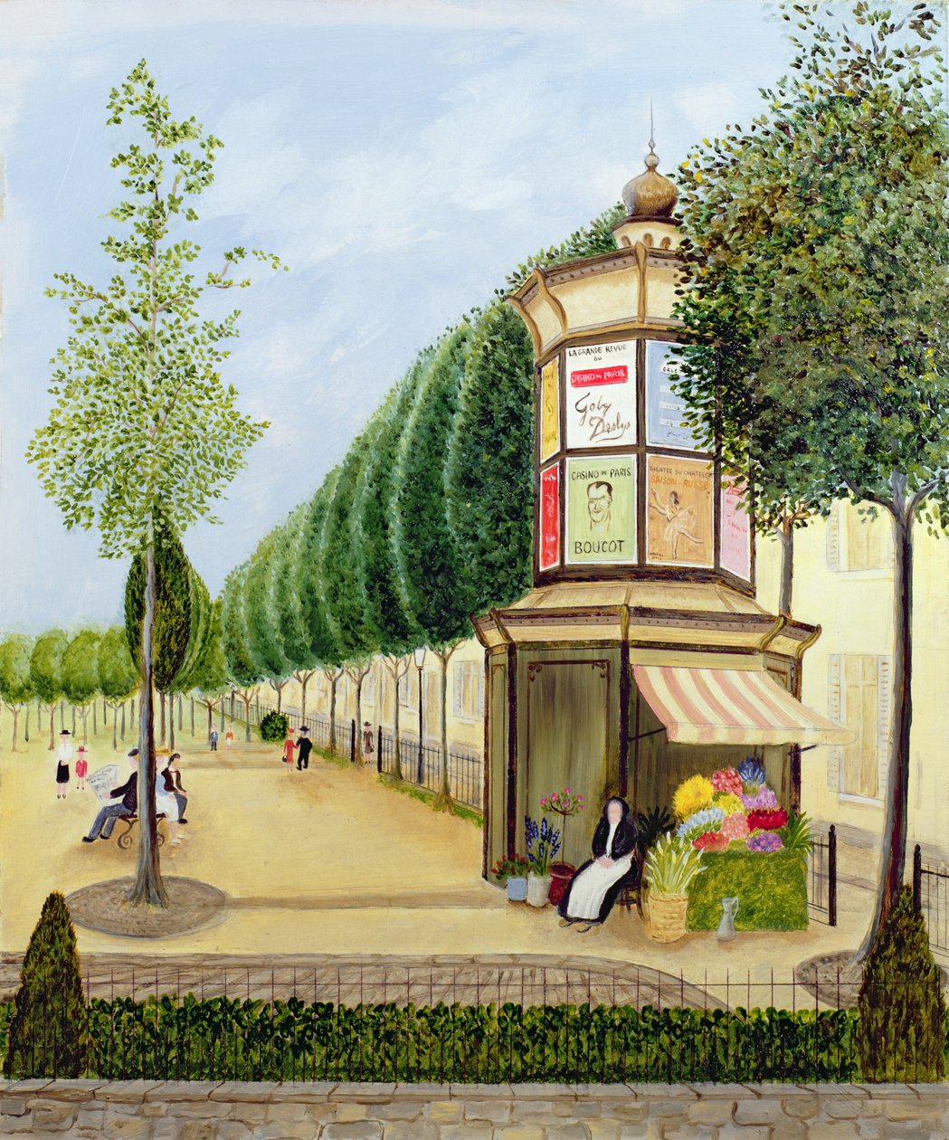 Place de Clichy, Paris av Mark Baring