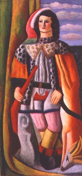 Stor stående figur av Mark Gertler