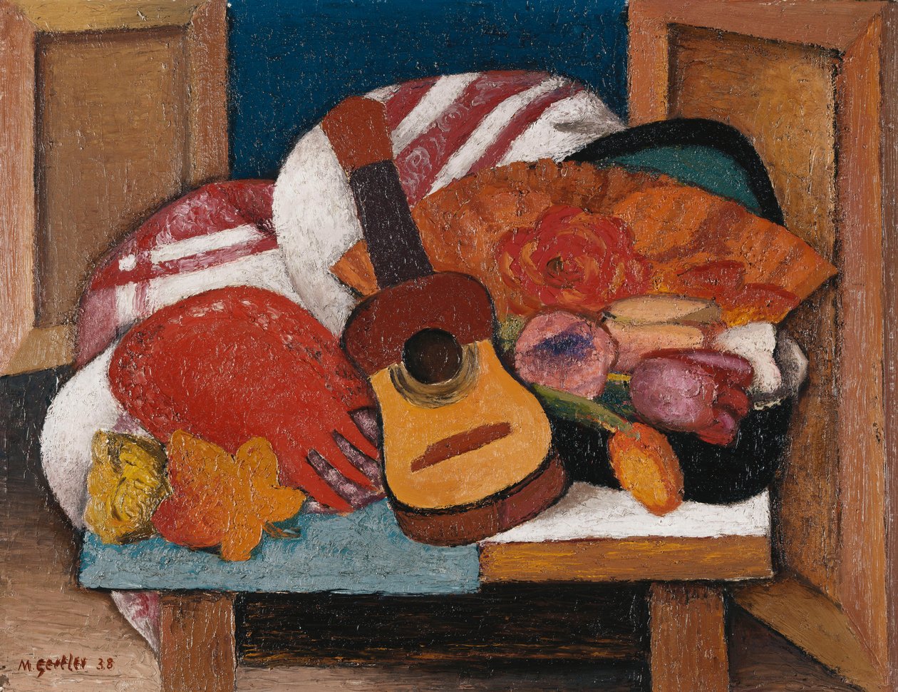 Studie för The Spanish Fan av Mark Gertler