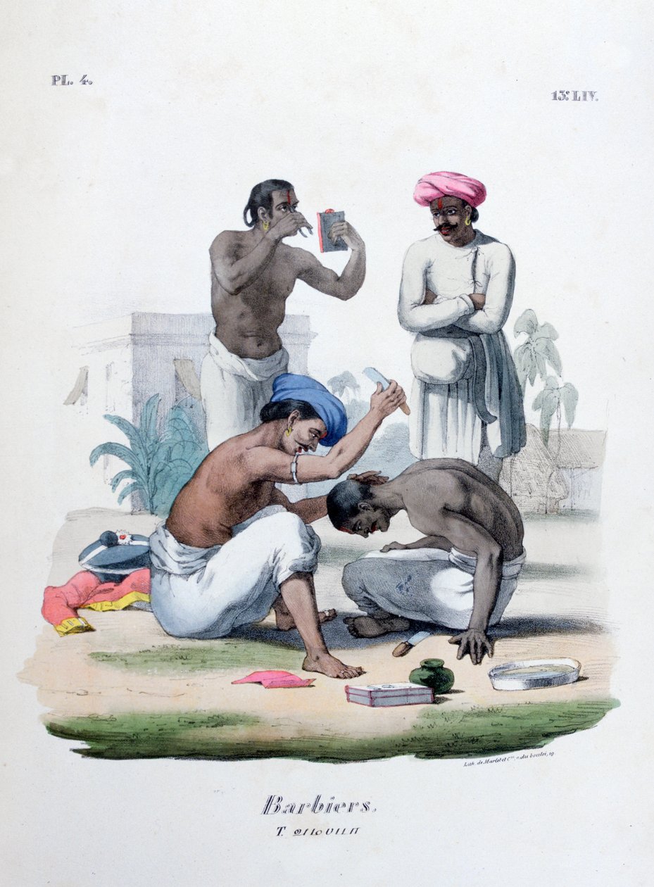 Frisör, 1828 av Marlet et Cie