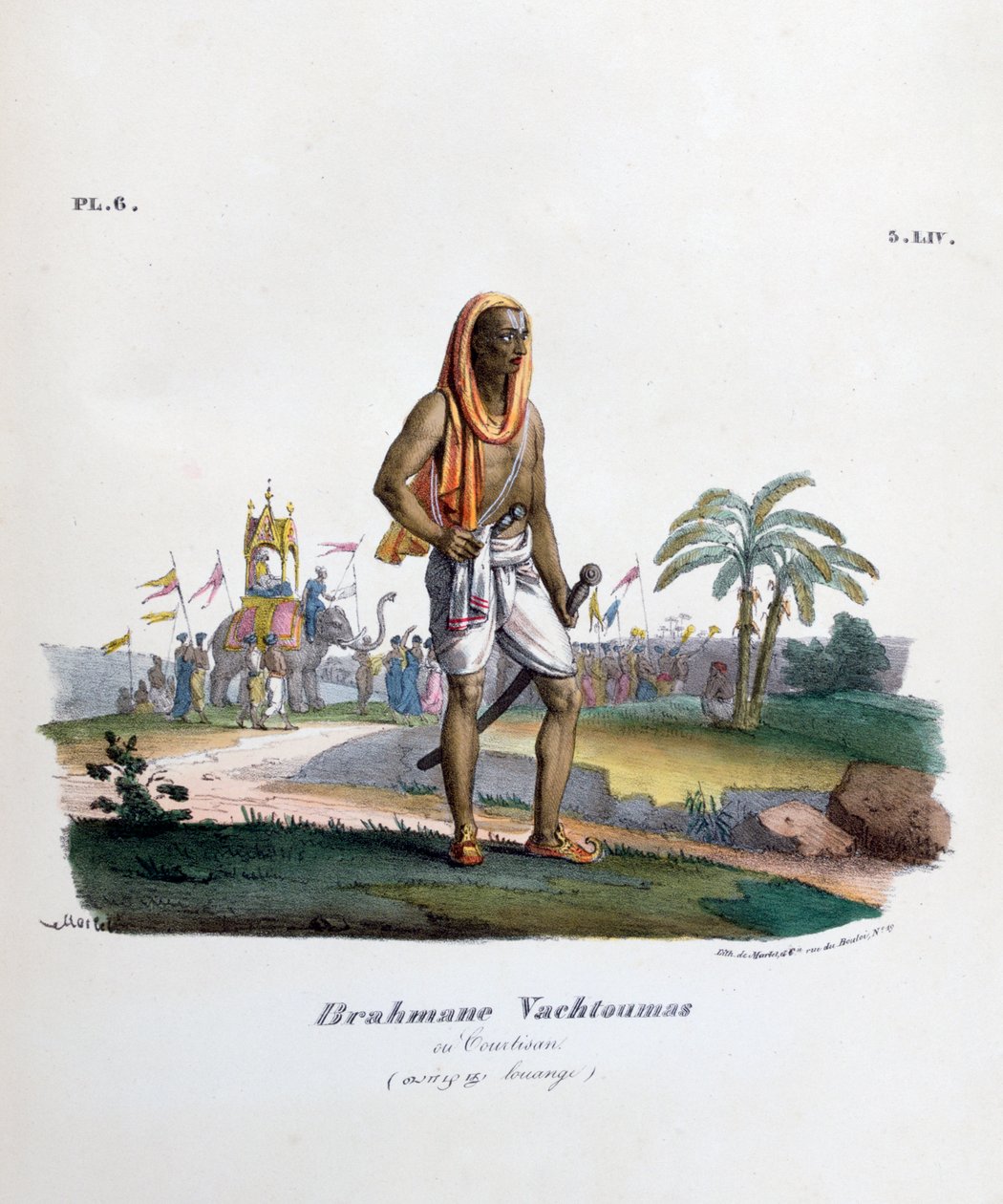 Brahmin Courtier, 1828 av Marlet et Cie