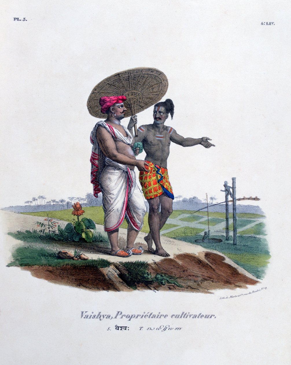Gårdsägare, 1828 av Marlet et Cie