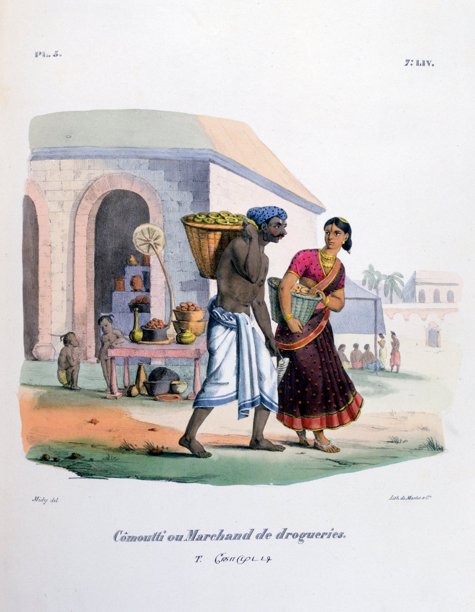 Hårdvaruhandlare, 1828 av Marlet et Cie