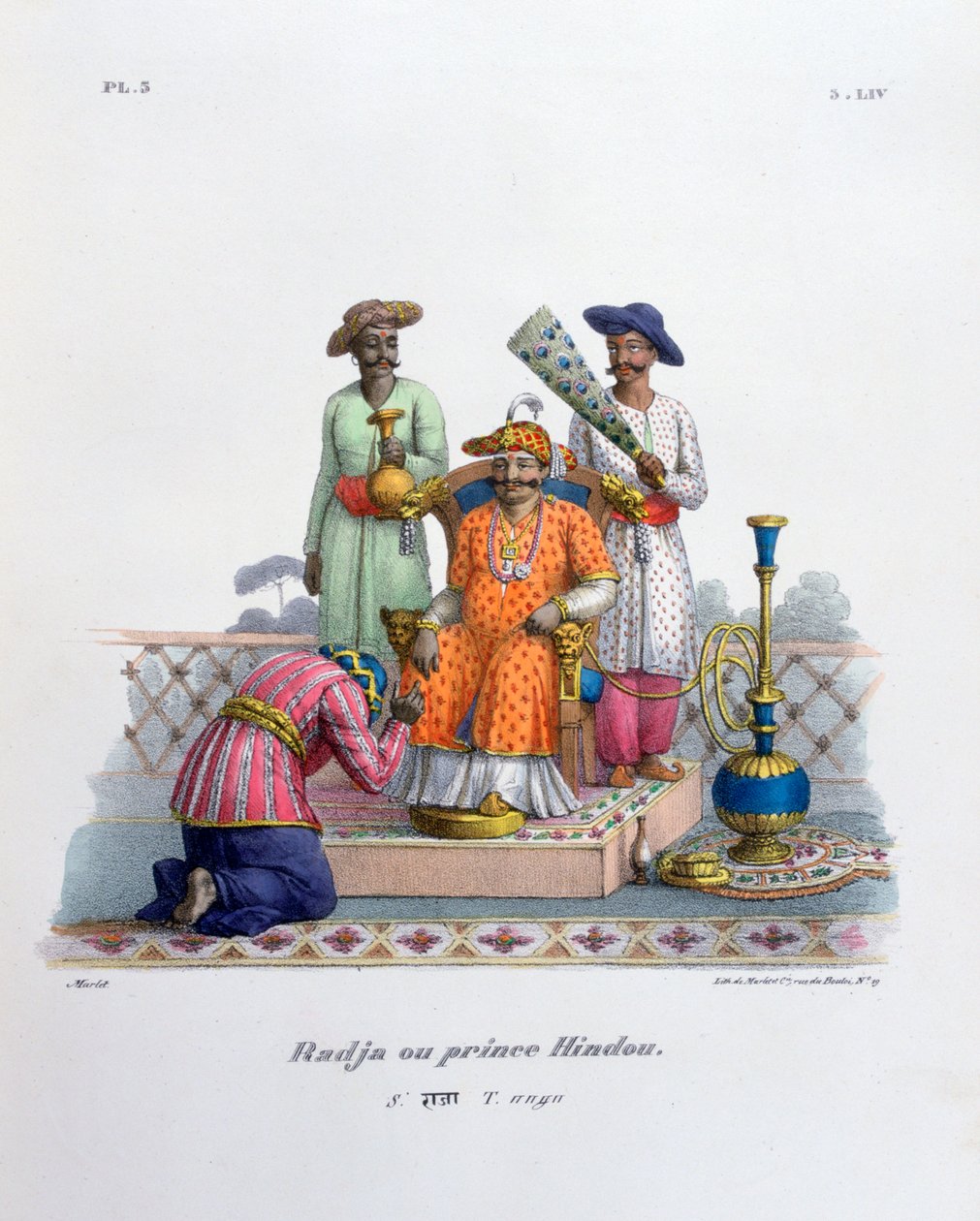 Raja, 1828 av Marlet et Cie