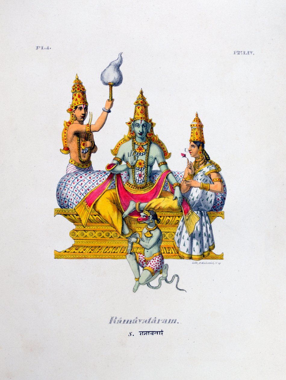 Ramavataram, 1828 av Marlet et Cie