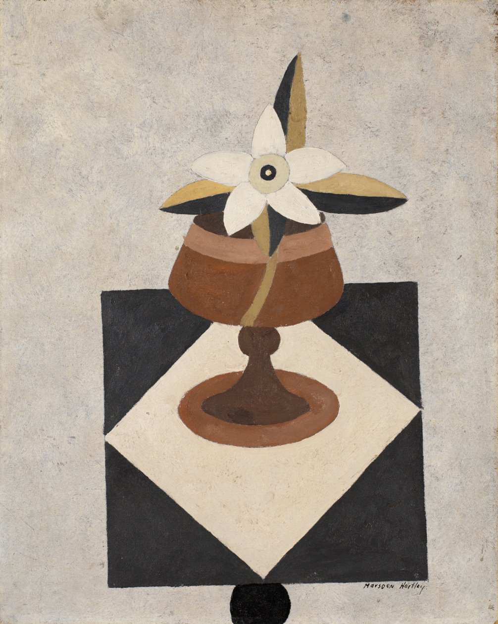 Blomsterbit (olja) av Marsden Hartley