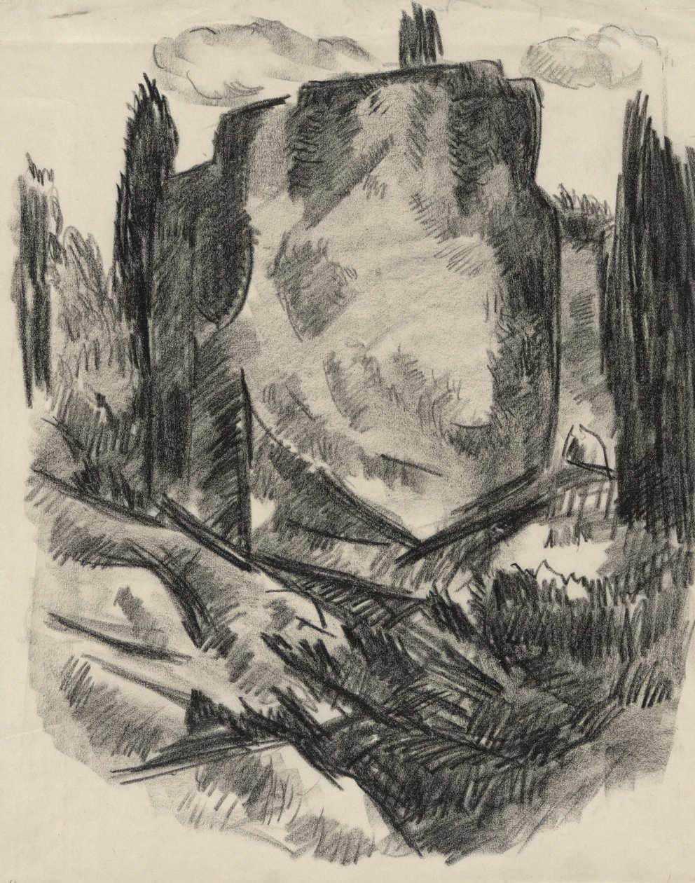 Landskap av Marsden Hartley