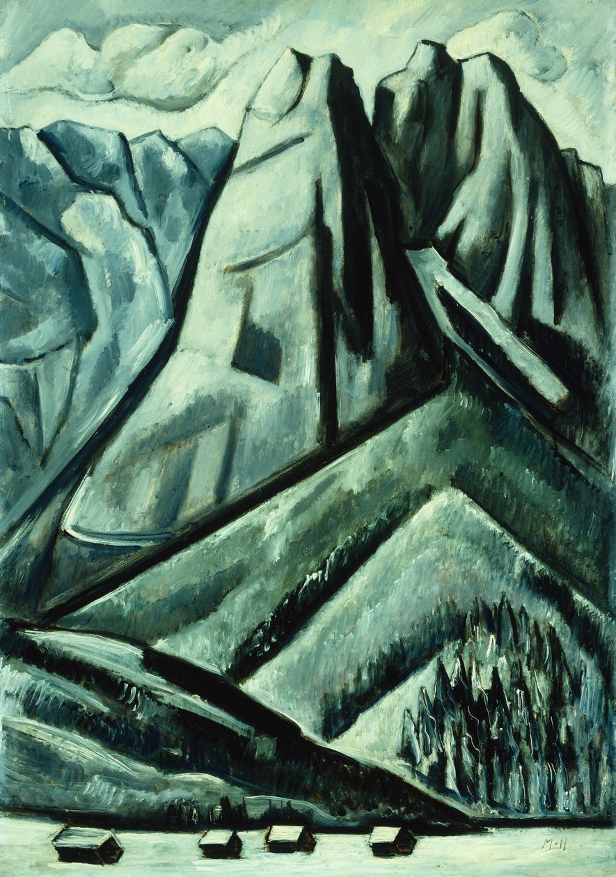 Berg vid Garmisch av Marsden Hartley