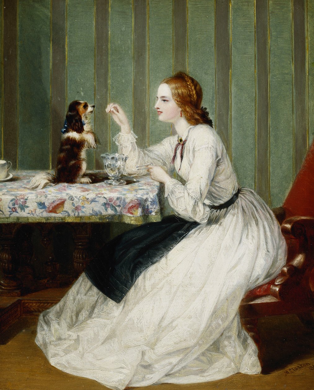 Donationer tacksamt mottagna, 1862 av Marshall Claxton
