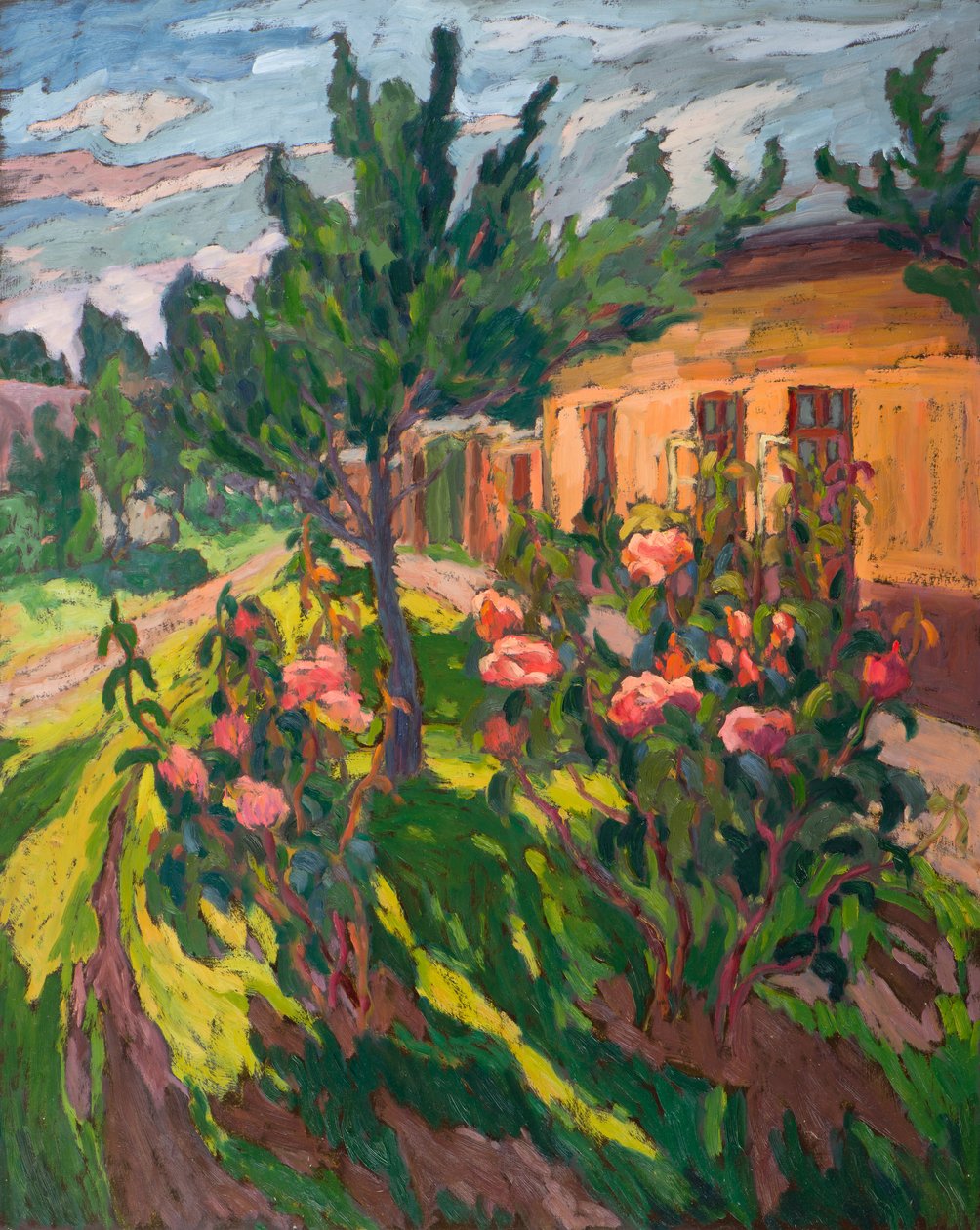 Roses in my Forecourt, 2012 av Marta Martonfi Benke
