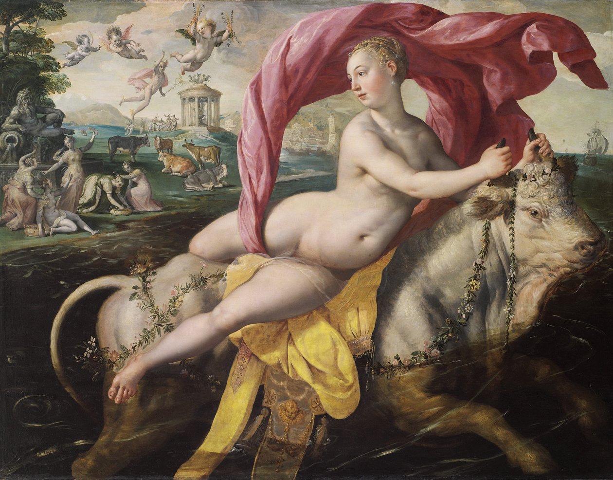 The Rape of Europa av Maarten de Vos