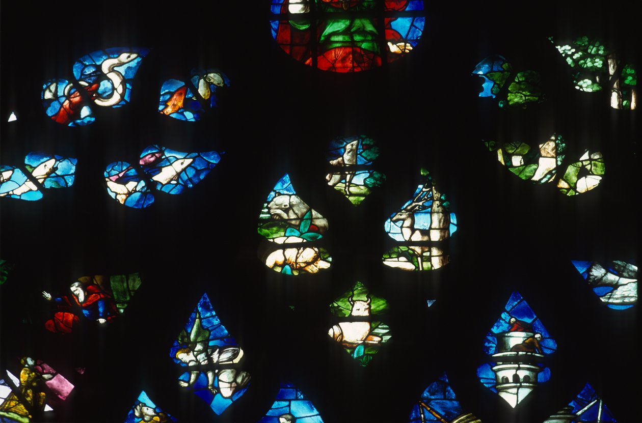South Rose fönster (målat glas) av Martin Chambiges