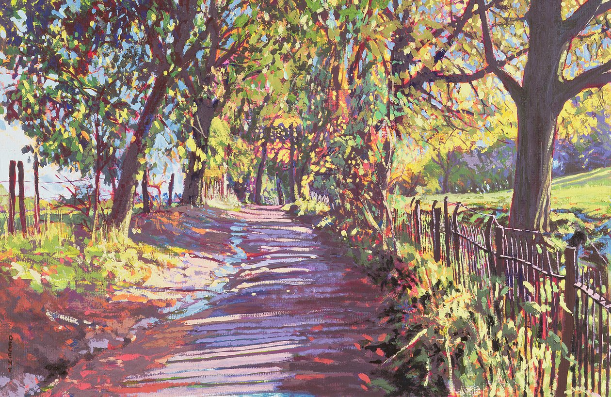 Sensommaren 2000 (gouache ombord) av Martin Decent