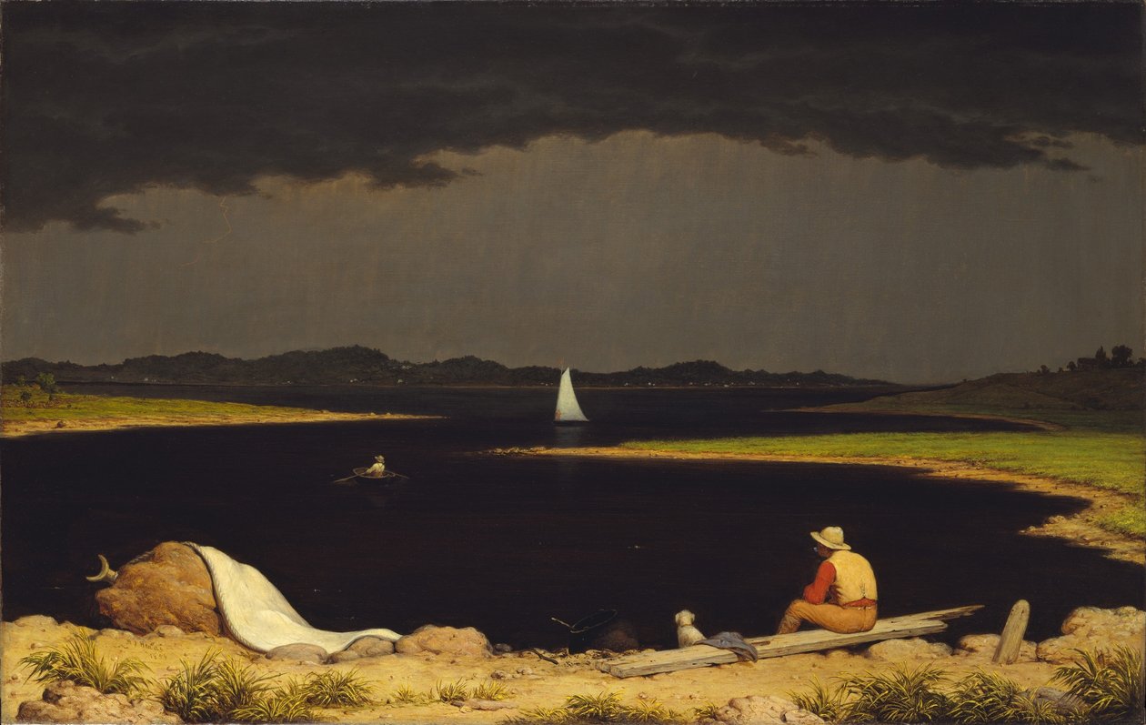 Närmar sig en åskstorm av Martin Johnson Heade