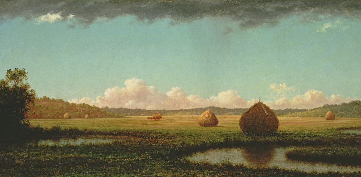 Sommarskurar, c.1862-63 av Martin Johnson Heade