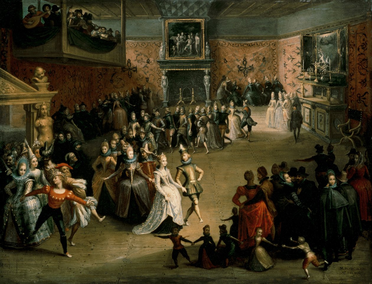 Hovbalen, 1604 av Martin Pepyn or Pepin