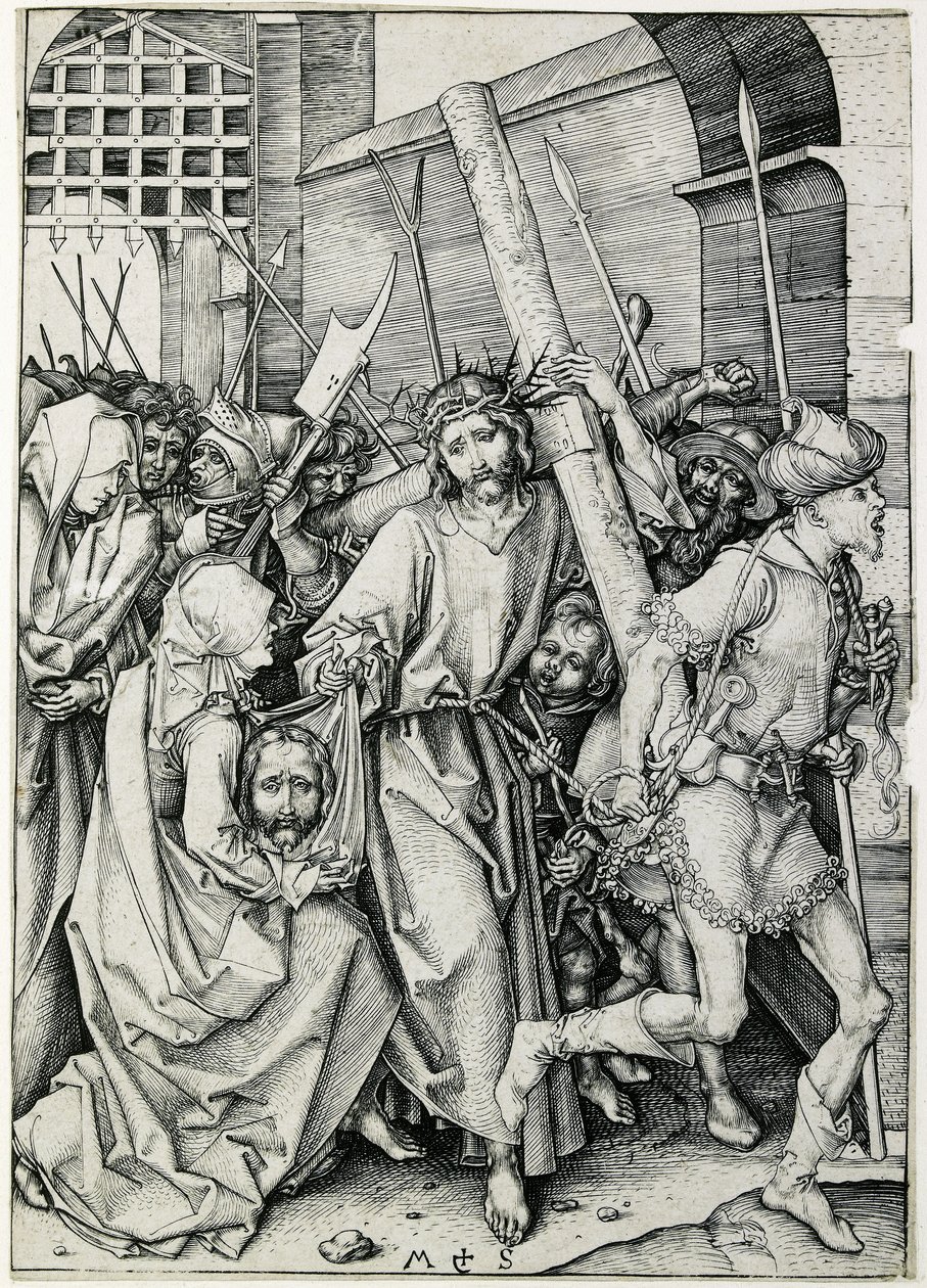Kristus bär korset av Martin Schongauer