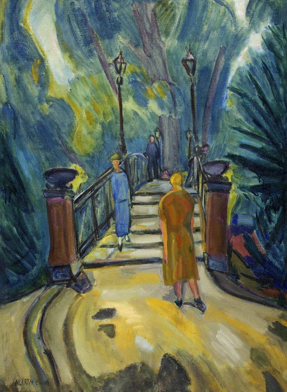 Bro i Tiergarten, Berlin av Martin Bloch