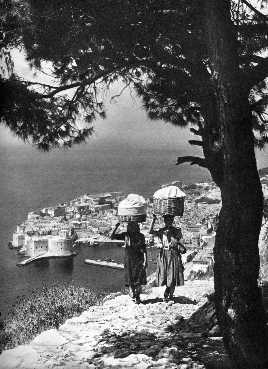 Dubrovnik, Kroatien, 1937 av Martin Hurlimann