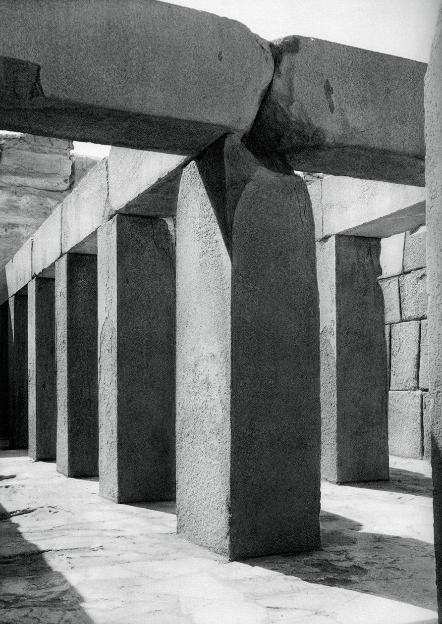 Granittemplet, Giza, Egypten, 1937 av Martin Hurlimann
