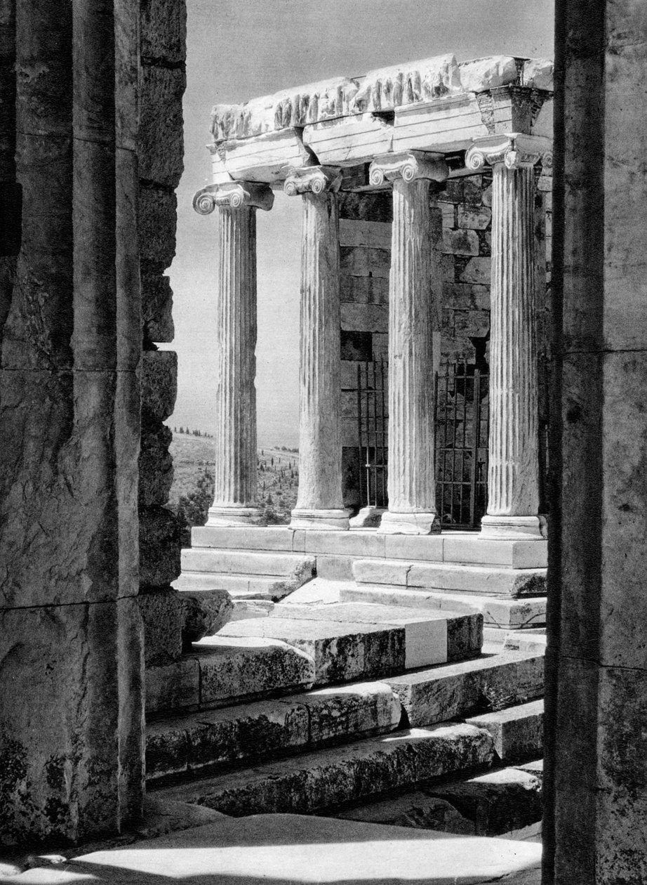 Nikes tempel, Aten, 1937 av Martin Hurlimann