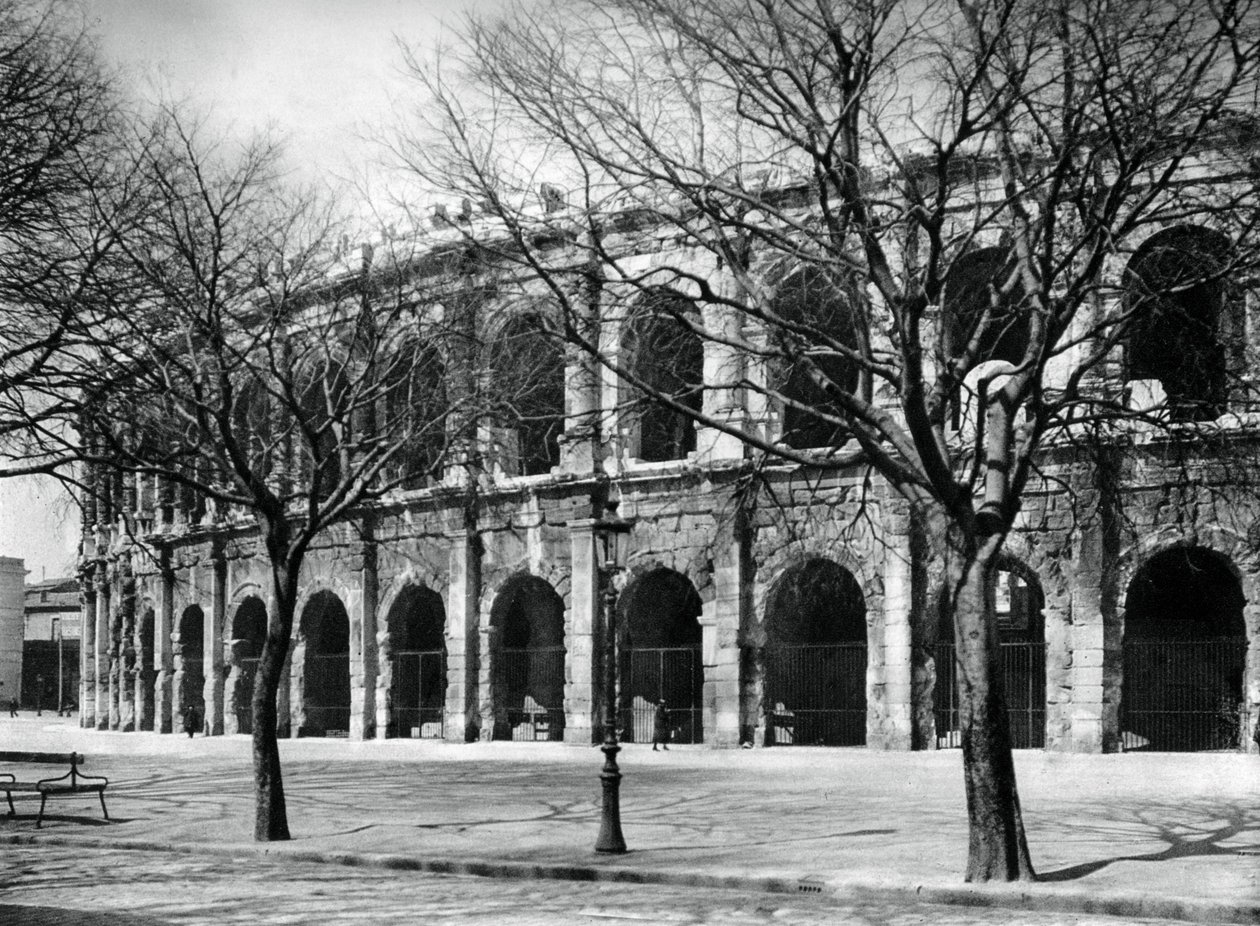 The Roman Arena, Nimes, Provence, Frankrike, 1937 av Martin Hurlimann