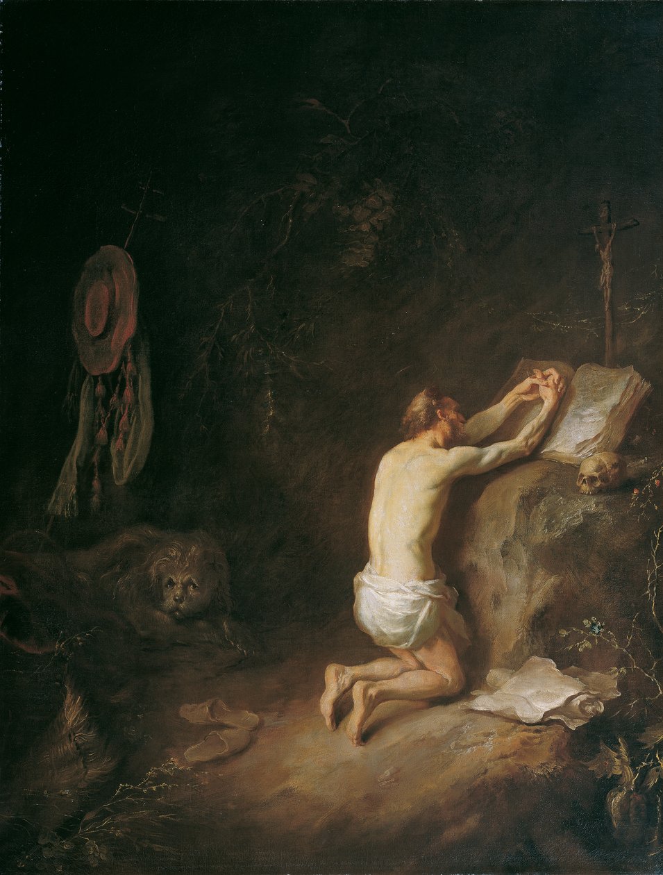 Sankt Jerome av Martin Johann Schmidt