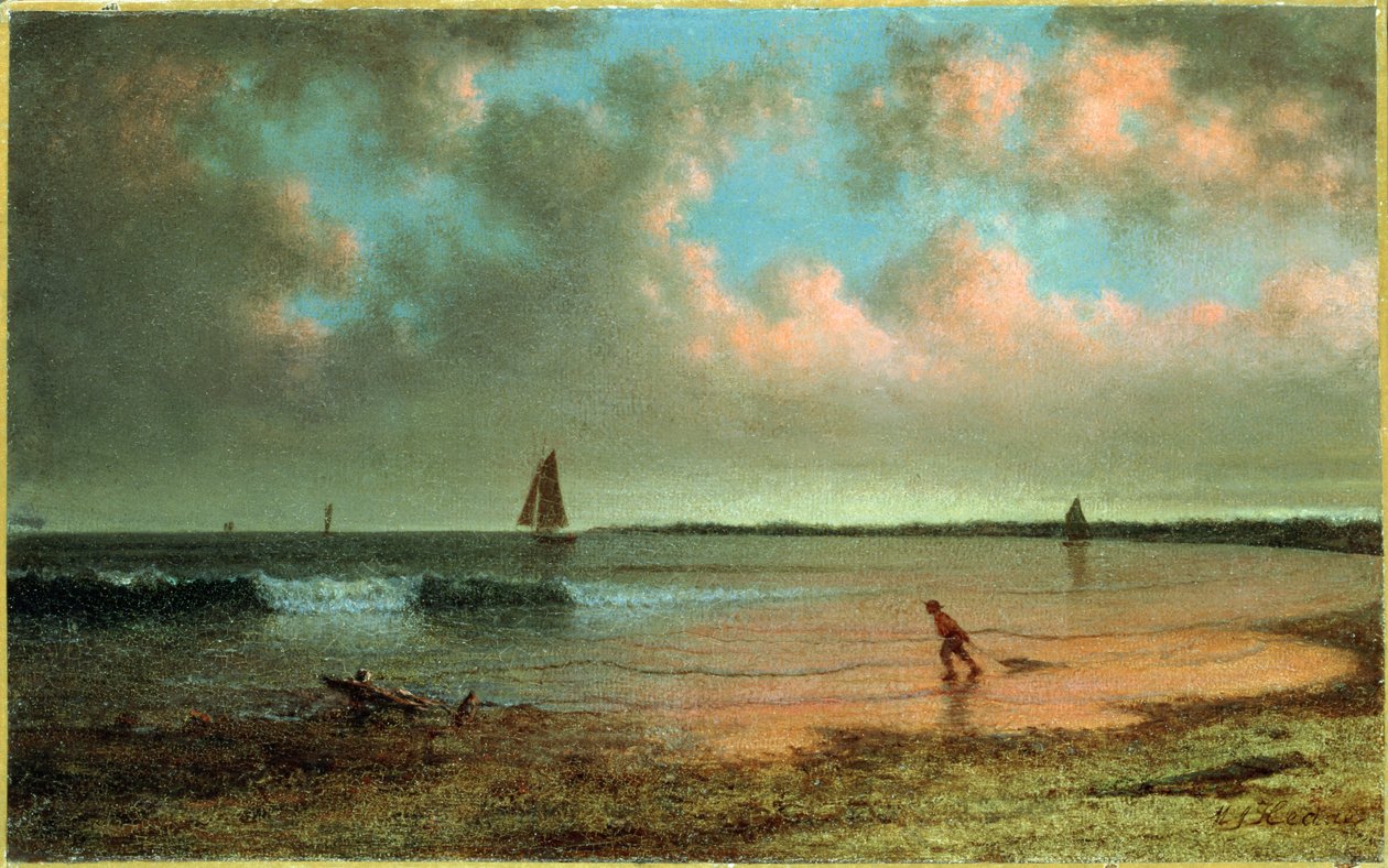New England Coastal Scene av Martin Johnson Heade