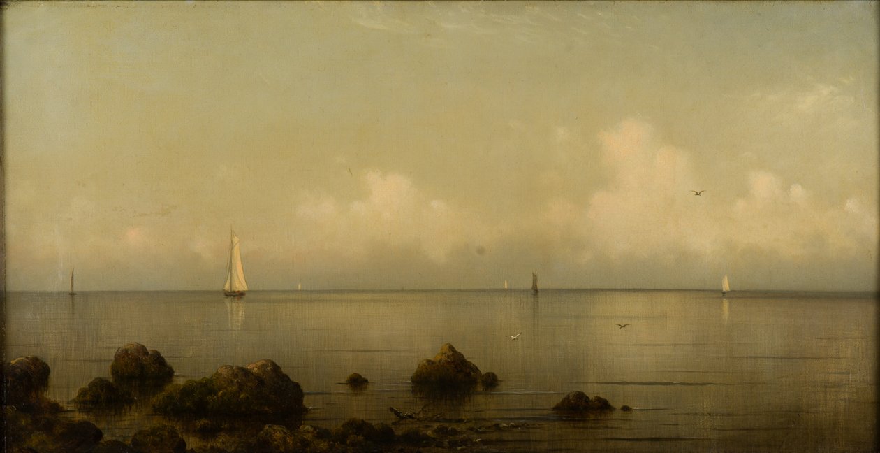 Thimble Island, CT, 1875-1876 av Martin Johnson Heade