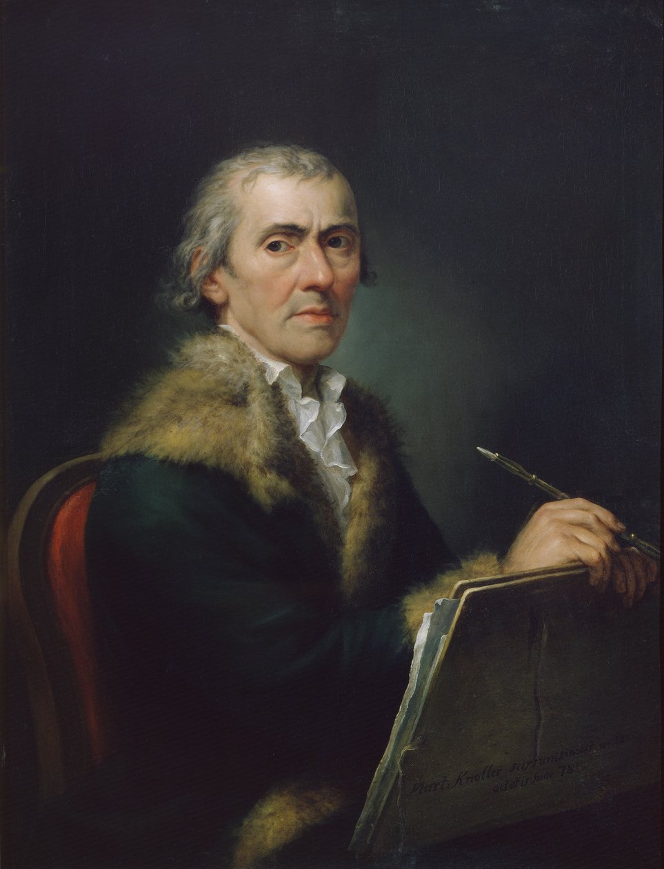 Självporträtt av Martin Knoller