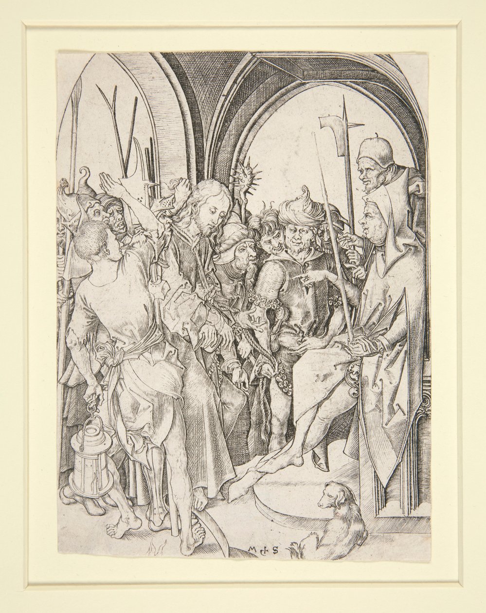Kristus före Annas av Martin Schongauer