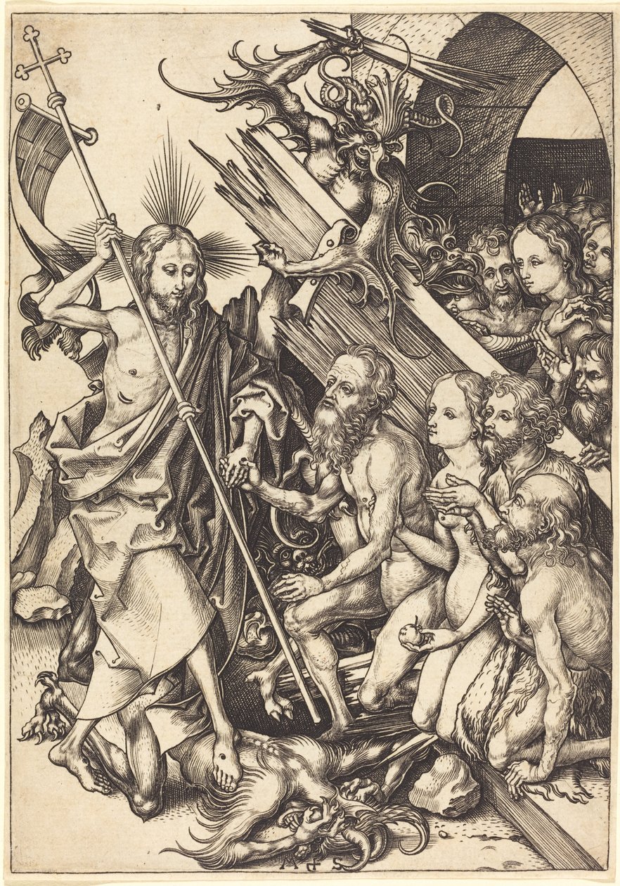 Kristus i Limbo av Martin Schongauer