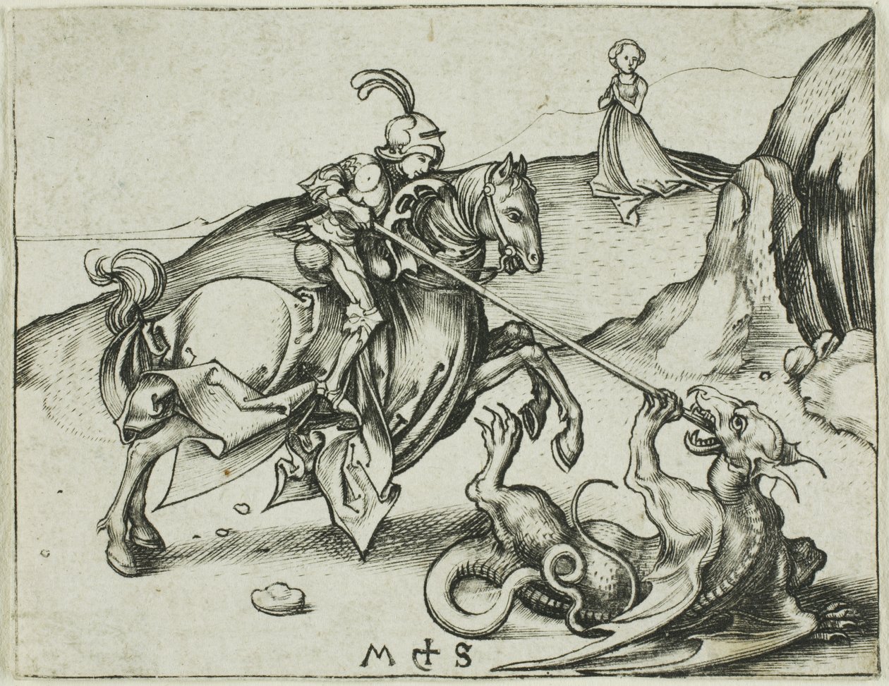 St George av Martin Schongauer