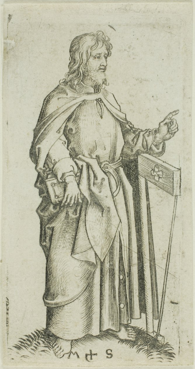 S:t Judas, från Apostlar av Martin Schongauer