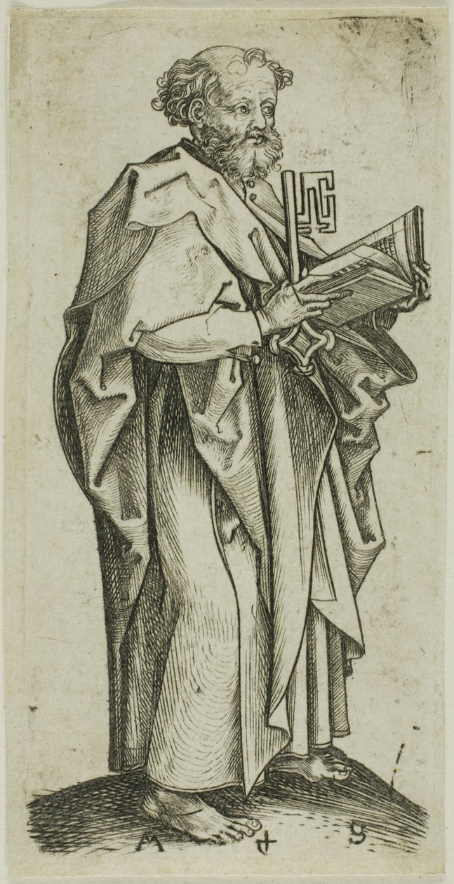 S:t Petrus, bland apostlarna av Martin Schongauer