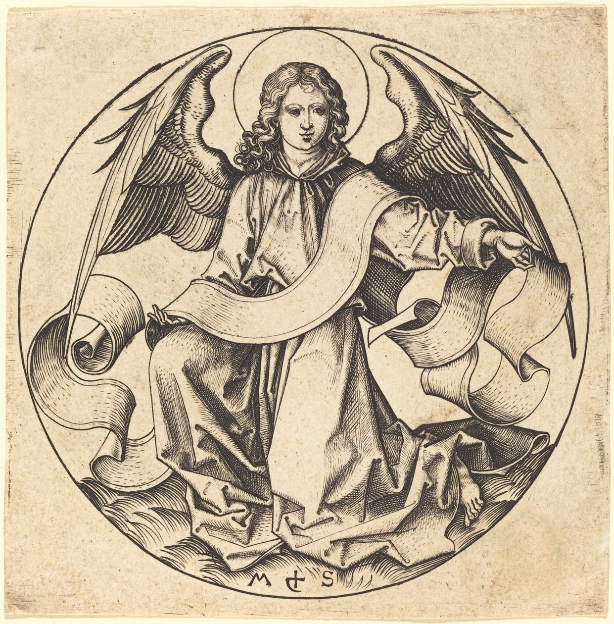 Ängeln från Sankt Matteus av Martin Schongauer