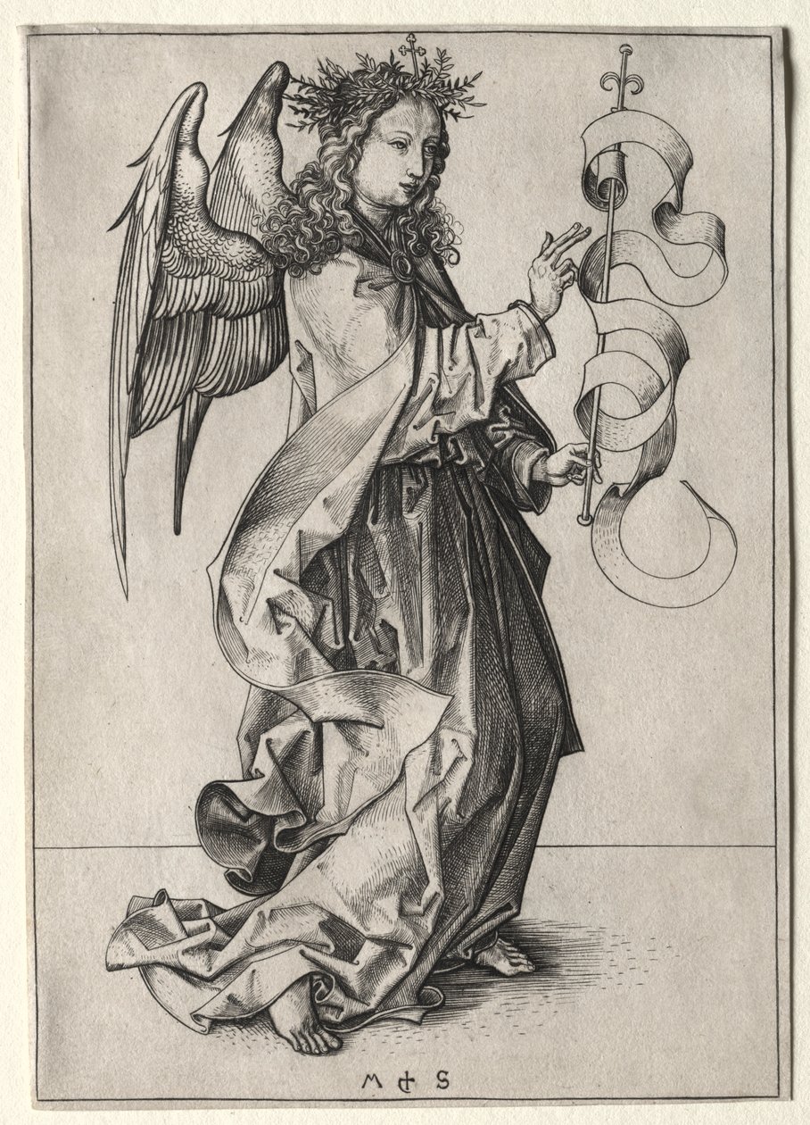 Bebådelsens ängel av Martin Schongauer