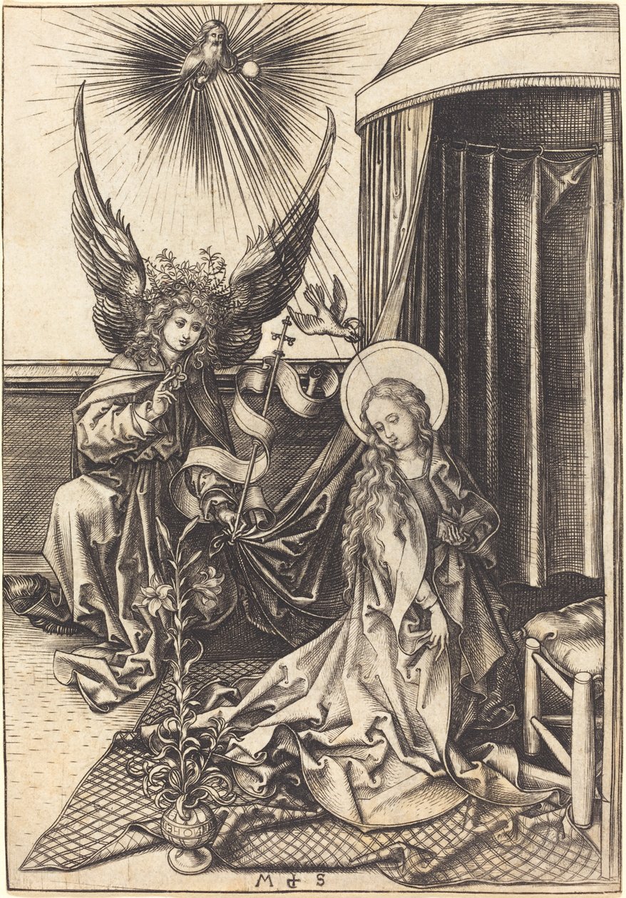 Bebådelsen av Martin Schongauer