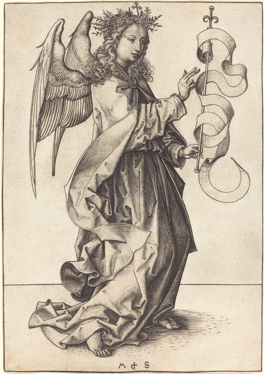 Ärkeängeln Gabriel av Martin Schongauer