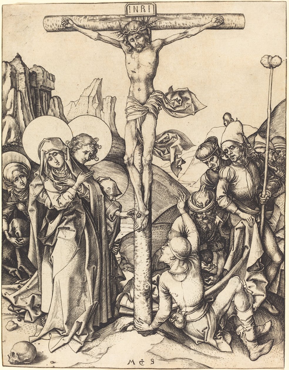 Korsfästelsen av Martin Schongauer