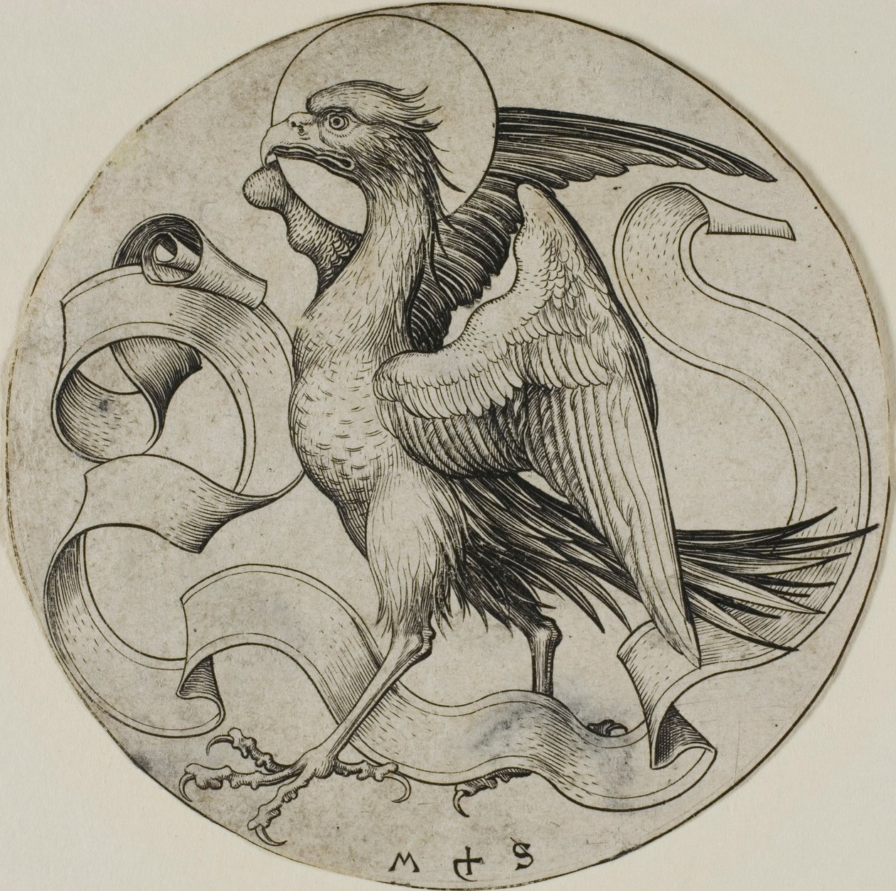 Örnen i St. John av Martin Schongauer