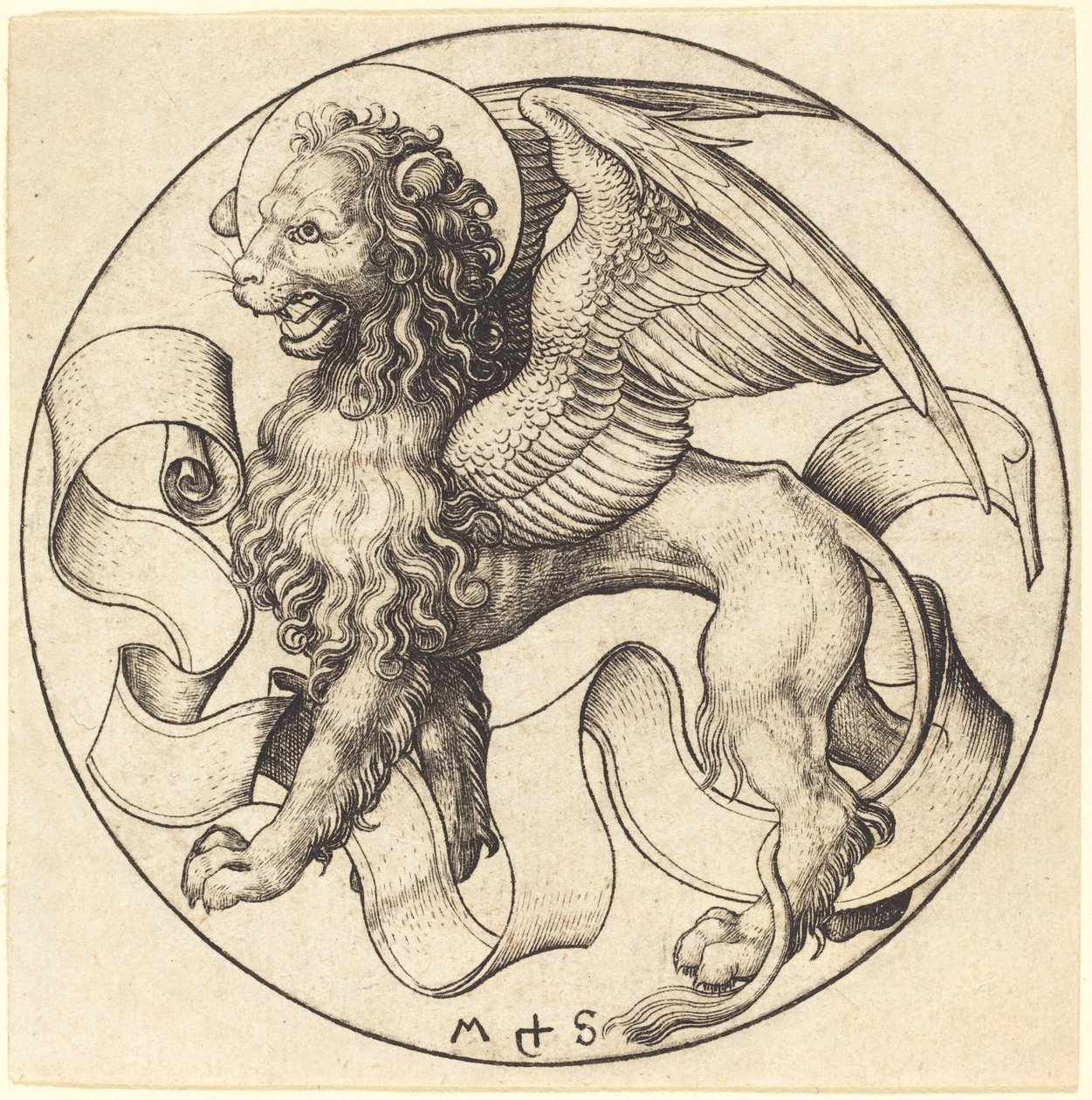 Lejonet av Sankt Markus av Martin Schongauer