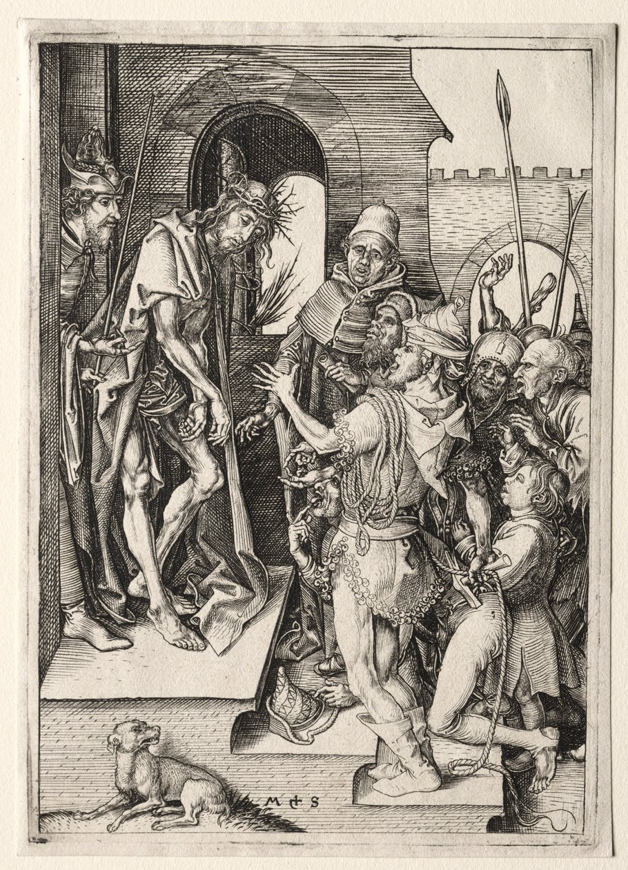 Passionen: Ecce Homo av Martin Schongauer