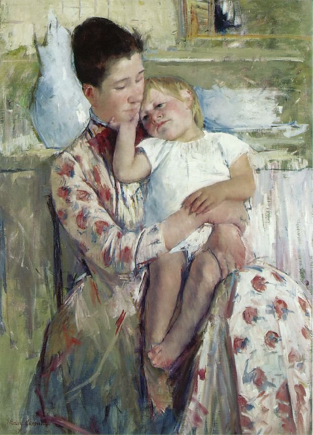  Mother and Childn av Mary Cassatt